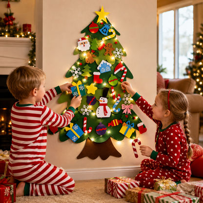 The Best Gift DIY Felt Christmas Tree Set