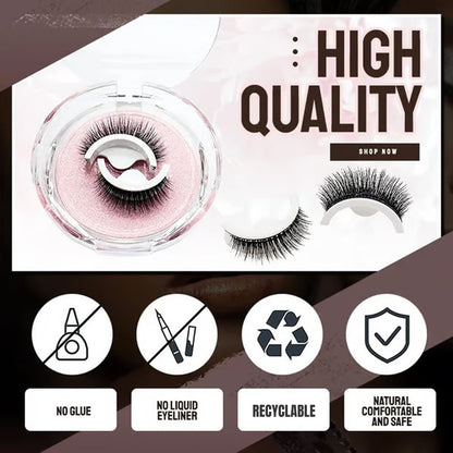 🥳2026 BESTSELLERS🥳💞50K+ SOLD!👁️✨Reusable self-adhesive false lashes – no glue needed; just press and go. Natural curl, reusable, and easy to remove. A real beauty essential! 💕🌸