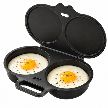 🎁 BUY 1 GET 1 FREE! Microwave Egg Poacher – 2 Eggs in Minutes, No Pan & Easy Cleanup 🍳⚡
