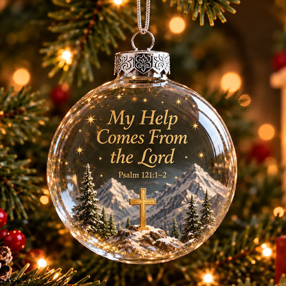 Psalms Scripture Christmas Ornament - A Beautiful Reminder of Faith