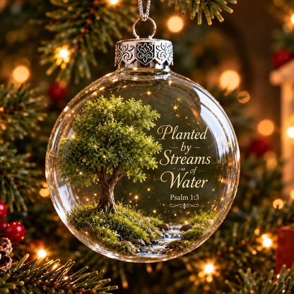 Psalms Scripture Christmas Ornament - A Beautiful Reminder of Faith