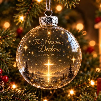 Psalms Scripture Christmas Ornament - A Beautiful Reminder of Faith