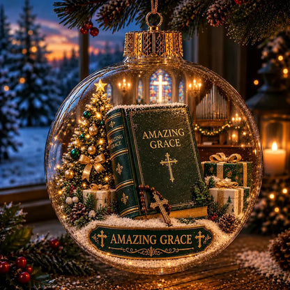 Light-Up Christian Faith Christmas Ornament | 12 Glowing Faith-Inspired Designs for Trees, Mantels & Meaningful Gifts