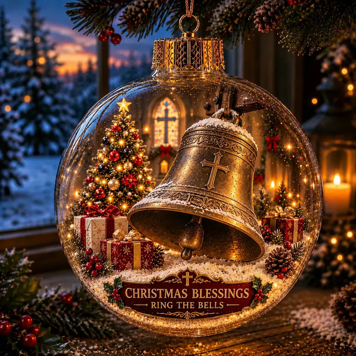 Light-Up Christian Faith Christmas Ornament | 12 Glowing Faith-Inspired Designs for Trees, Mantels & Meaningful Gifts