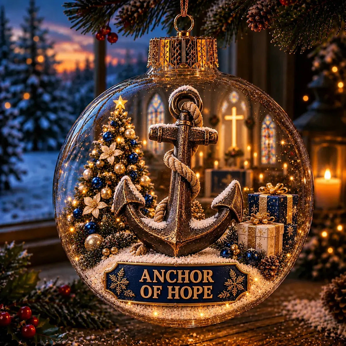 Light-Up Christian Faith Christmas Ornament | 12 Glowing Faith-Inspired Designs for Trees, Mantels & Meaningful Gifts