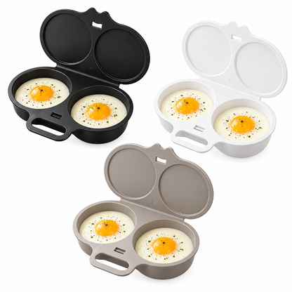 🎁 BUY 1 GET 1 FREE! Microwave Egg Poacher – 2 Eggs in Minutes, No Pan & Easy Cleanup 🍳⚡